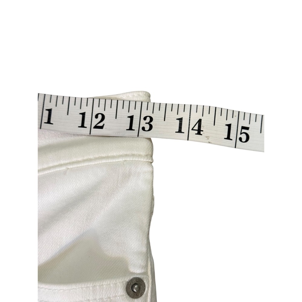 J.Crew Womens White Ankle Flare High Rise Jeans CQ509 Size 2 25‎ NWT - Picture 5 of 6